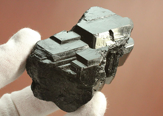 美しい柱状の結晶構造！ブラックトルマリン原石(Black Tourmalin)（その13）