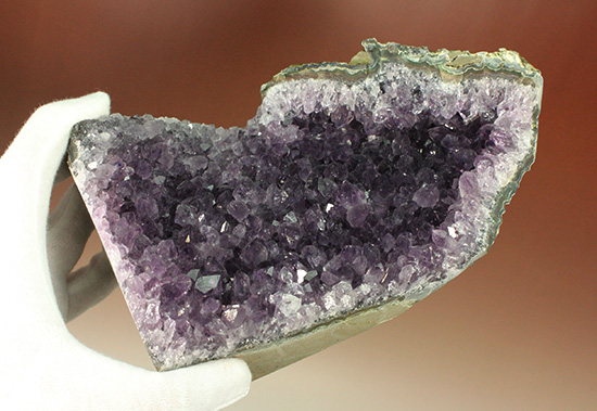 １.５キロオーバー！紫水晶ことアメシストの原石、キラキラ輝く迫力標本(Amethyst)（その10）