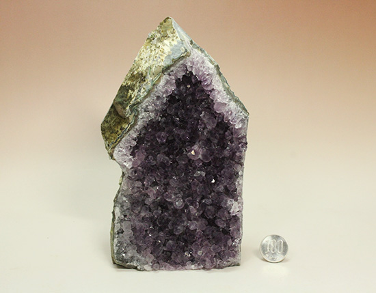 １.５キロオーバー！紫水晶ことアメシストの原石、キラキラ輝く迫力標本(Amethyst)（その20）