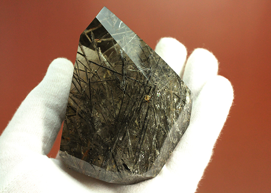 針状結晶の世界!透明度抜群の幻想的なトルマリンクオーツ(Tourmilated Quarts)(その7)
