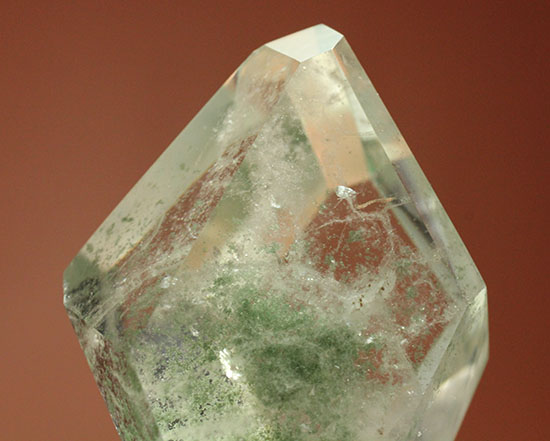 緑泥石を内包した水晶。透明度高い!(その12)