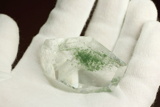 緑泥石を内包した水晶。透明度高い!(その7)