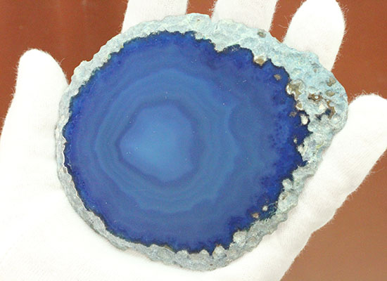 鉱物を気軽に楽しみたい方へ、ブルーメノウのグラデーション標本(Agate)（その3）