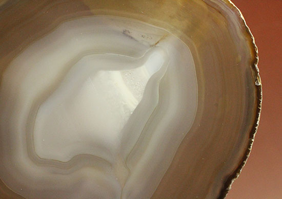 光にかざすと色調が変わる、鉱物メノウの大判標本(Agate)(その10)