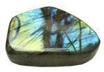 青と黄色の閃光色が見られます！鉱物ラブラドライトのブロック標本(Labradorite)