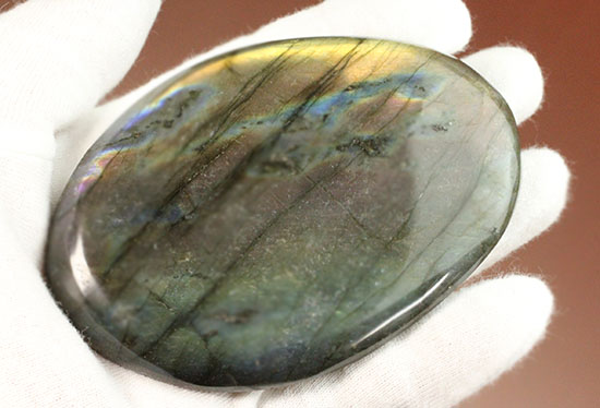 希少色、紫色を堪能できる、大きな鉱物ラブラドライト(Labradorite)(その6)