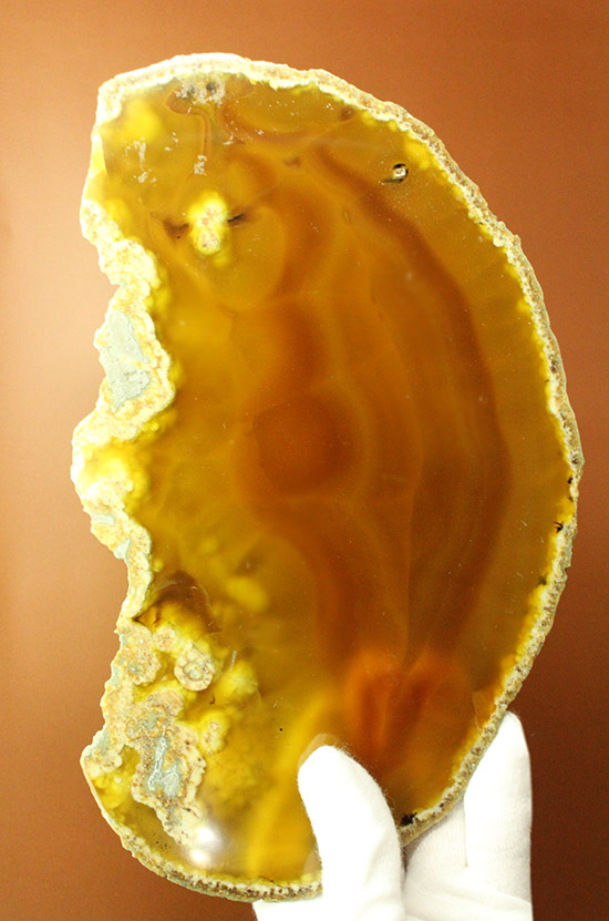 透明感が凄まじい！鉱物メノウ大判スライス(agate)（その1）