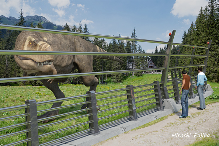 未来の動物園、CG制作：藤田 大
