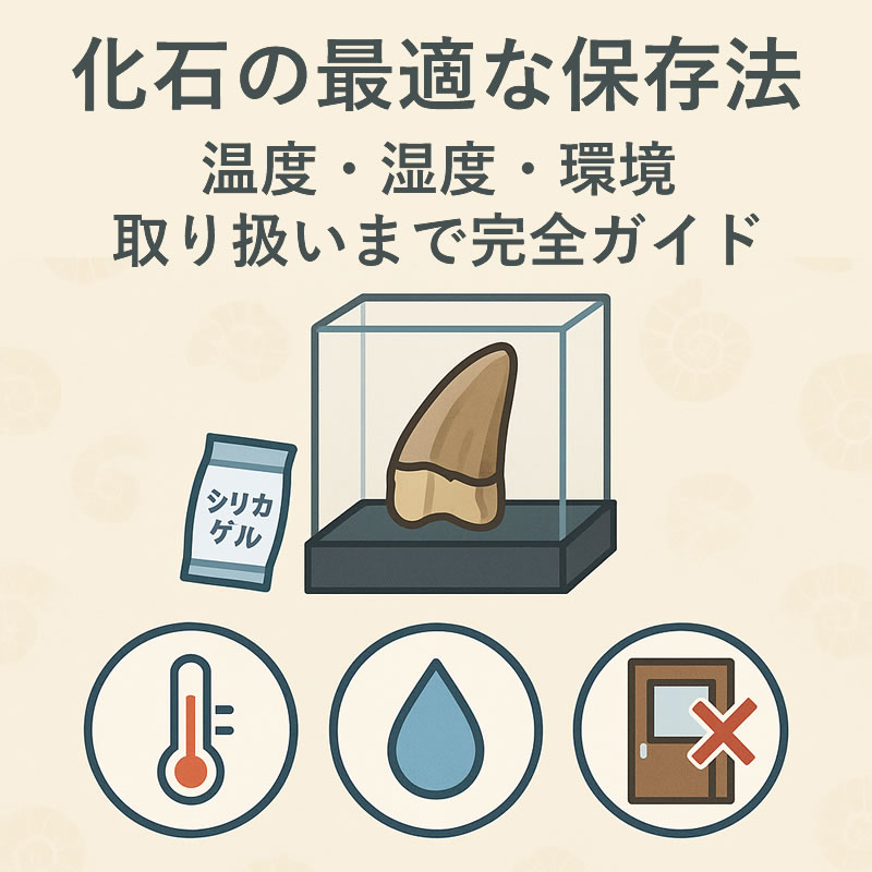 化石の最適な保存方法、完全ガイド