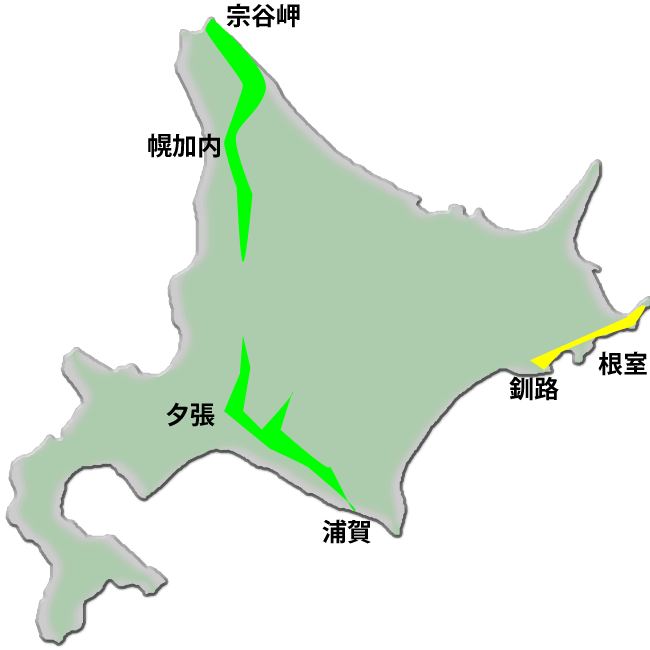 北海道アンモナイトが採れる場所